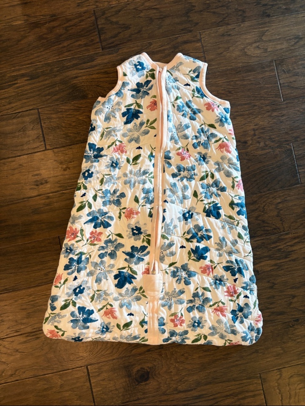 Burt’s Bees Floral Blue & Pink Quilted Kids Sleep Sack